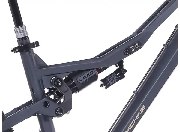 Rock Machine Whizz FS I 90 AXS mountain bike Matte Milionaire Blue