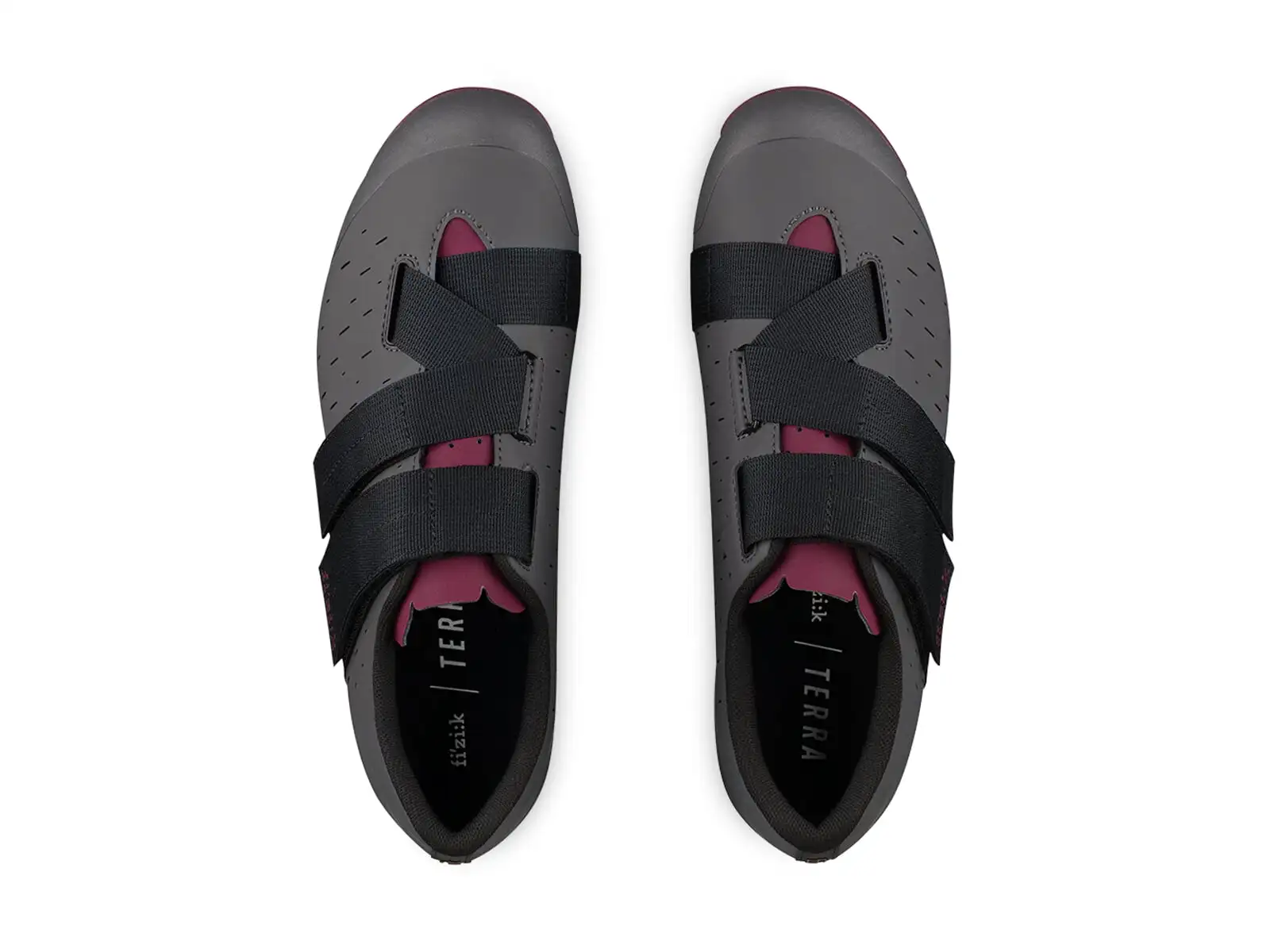 Fizik Terra Powerstrap X4 gravel men's cycling shoes Anthracite/Grape