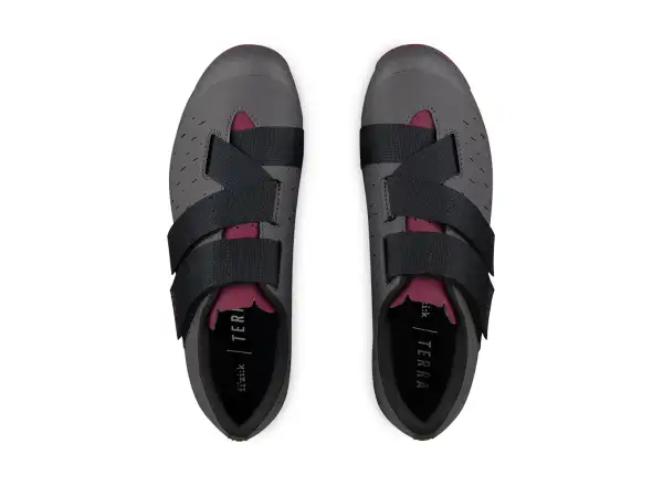 Fizik Terra Powerstrap X4 gravel men's cycling shoes Anthracite/Grape