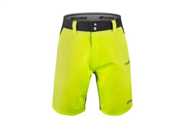 Force Blade men's MTB shorts with insert black/fluo