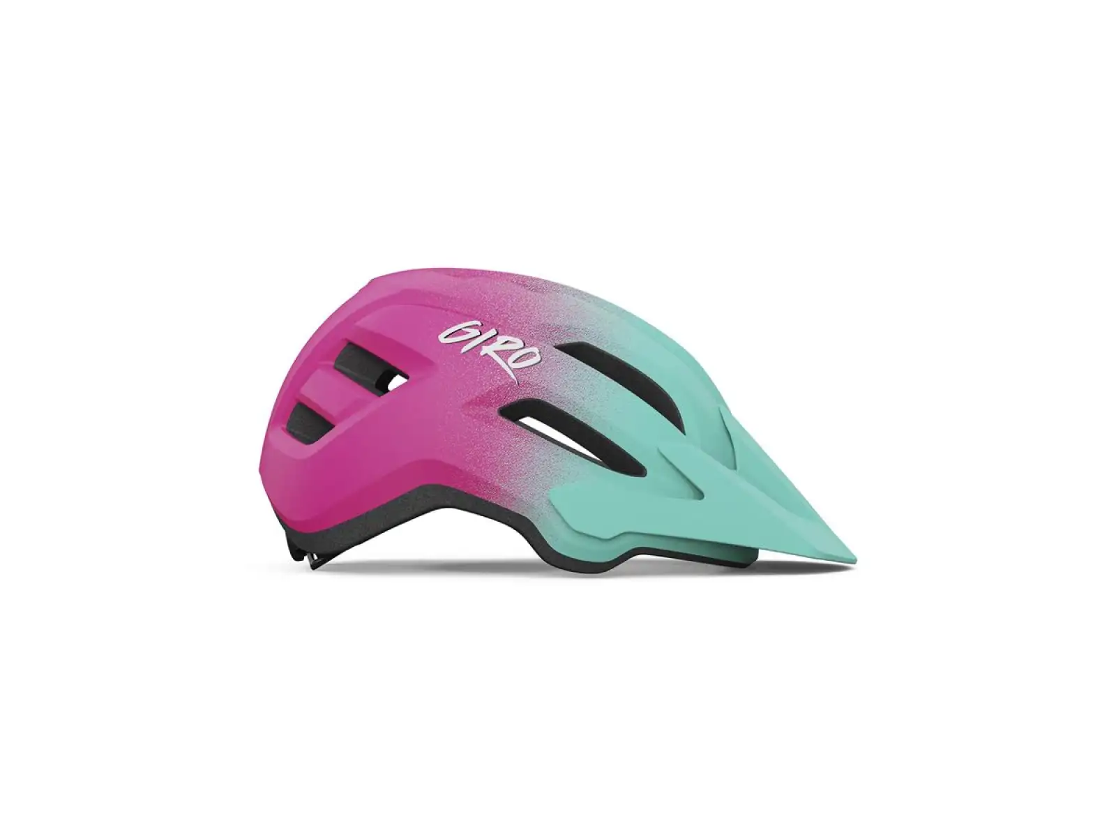 Giro Fixture II Youth children's helmet Mat Teal Fade