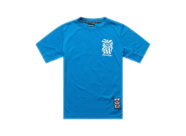 Troy Lee Designs Skyline Ride kids jersey One Eye Aero Blue