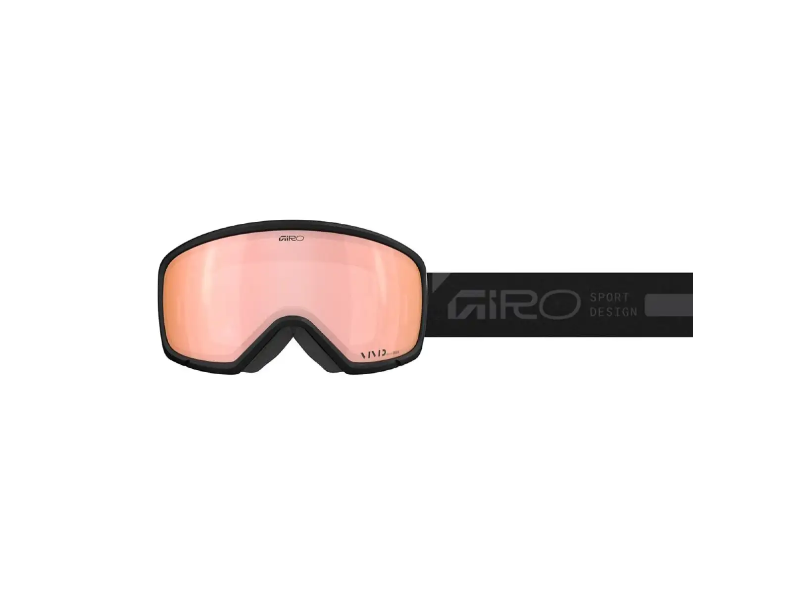 Giro Millie women's ski goggles Black Rails-Vivid Rose Gold