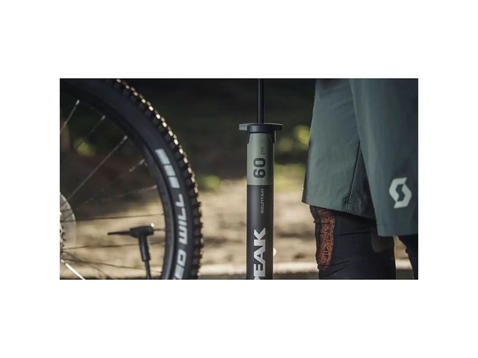 Topeak JoeBlow Mountain EX workshop pump black/green