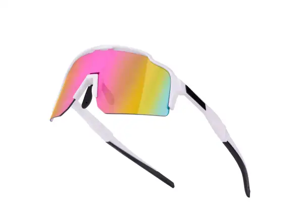 Force Strive glasses white/pink mirror lens