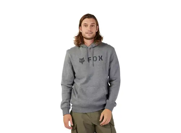 Fox Absolute Fleece men's hoodie Heather Graphite Grey