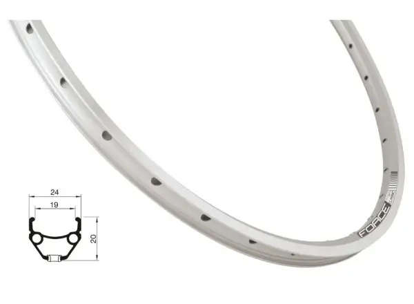 Force Classic rim 26" silver