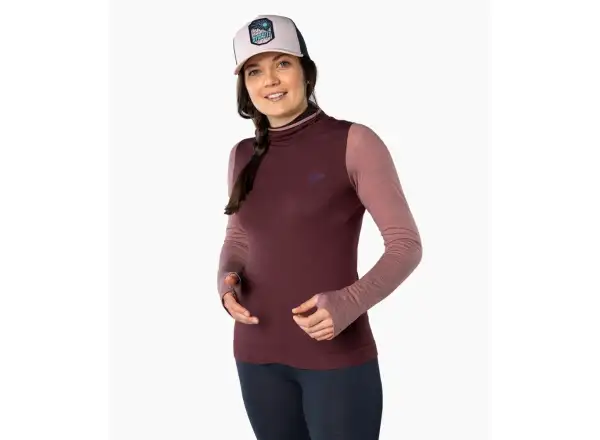 Dynafit Tigard Merino Hoody women's shirt long-sleeve Mokarosa