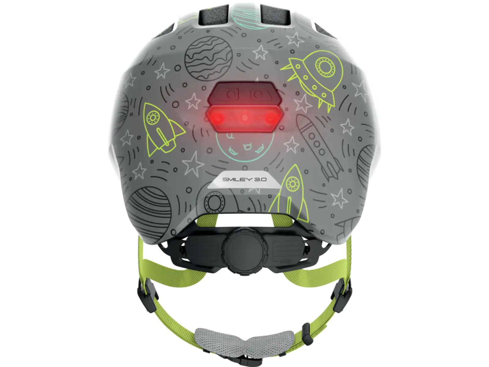 Abus Smiley 3.0 LED kids helmet Grey Space