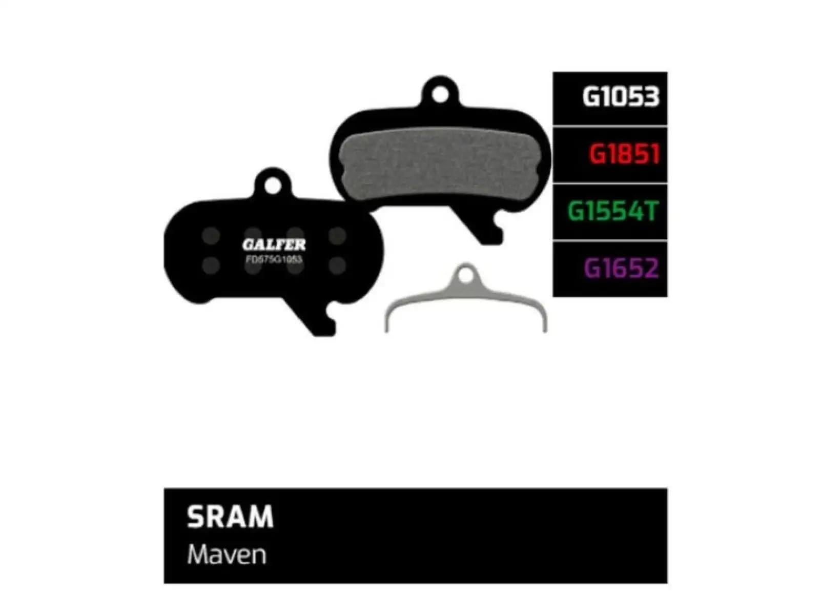 Galfer FD575 Performance brake pads for SRAM Maven