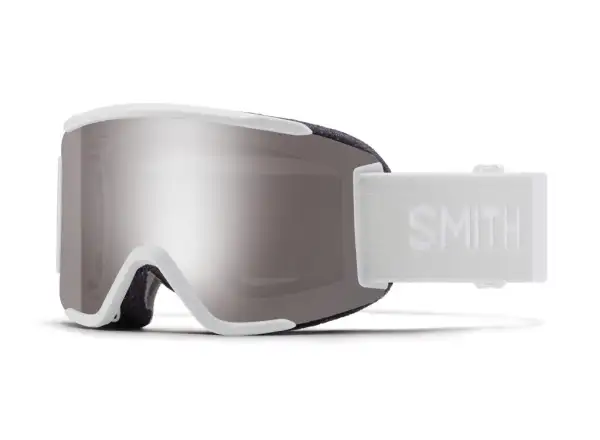 Smith Squad S ski goggles White Vapor / ChromaPop Sun Platinum Mirror + Clear