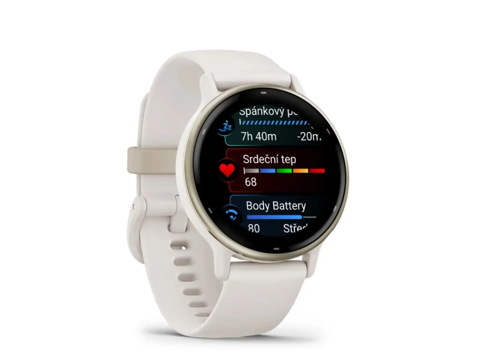 Garmin vívoactive 5 smart watch Ivory/Cream Gold