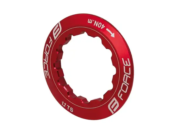 Force lockring for cassette red