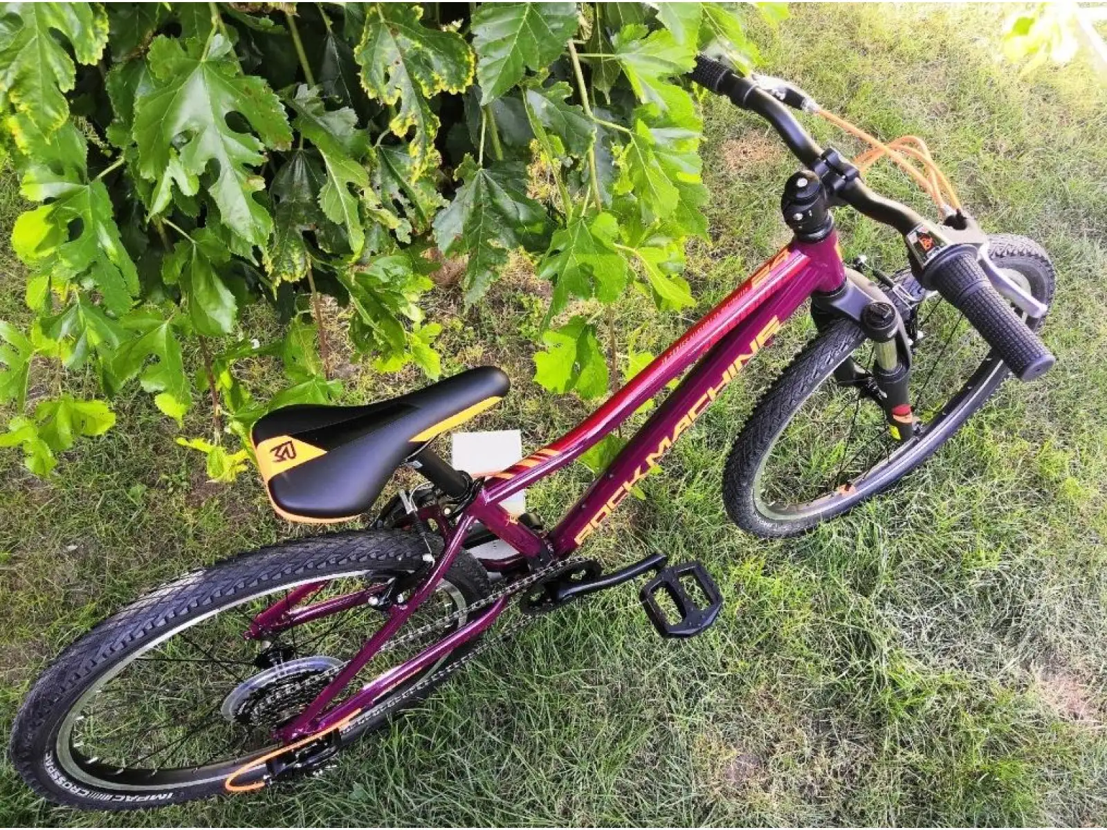 Rock Machine Catherine 24 VB mountain bike gloss crimson/orange/crimson