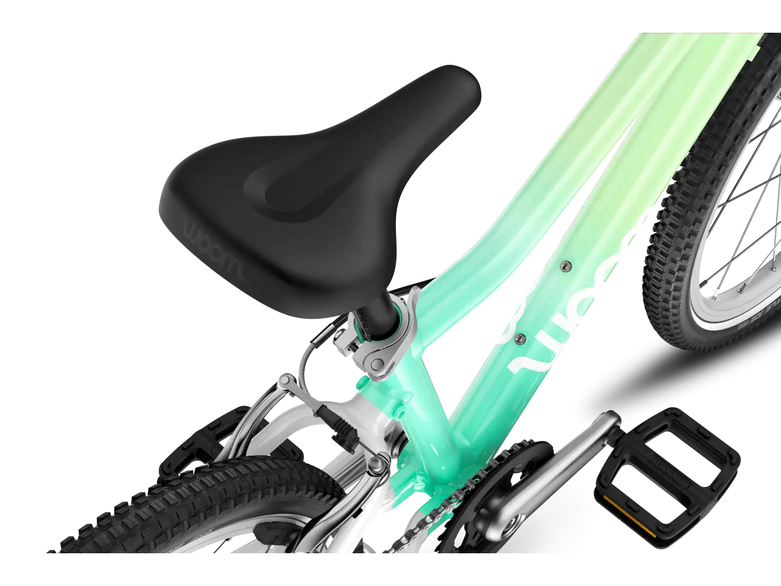 Woom GO 4 kids bike 20 Spearmint Crush Limited