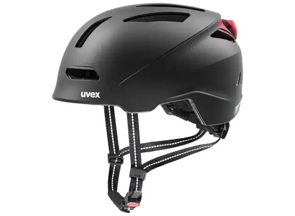 Uvex Urban planet LED helmet Black matt