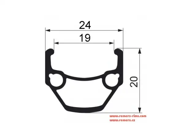 Remerx Dragon L-719 rim 622x19 GBS 36 holes