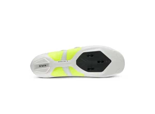 Fizik Vento Vega Carbon road cycling shoes White/Yellow Fluo