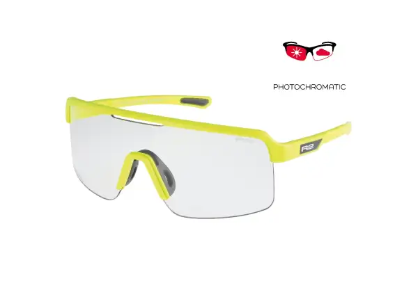 R2 Boost sunglasses neon yellow/photochromic lenses