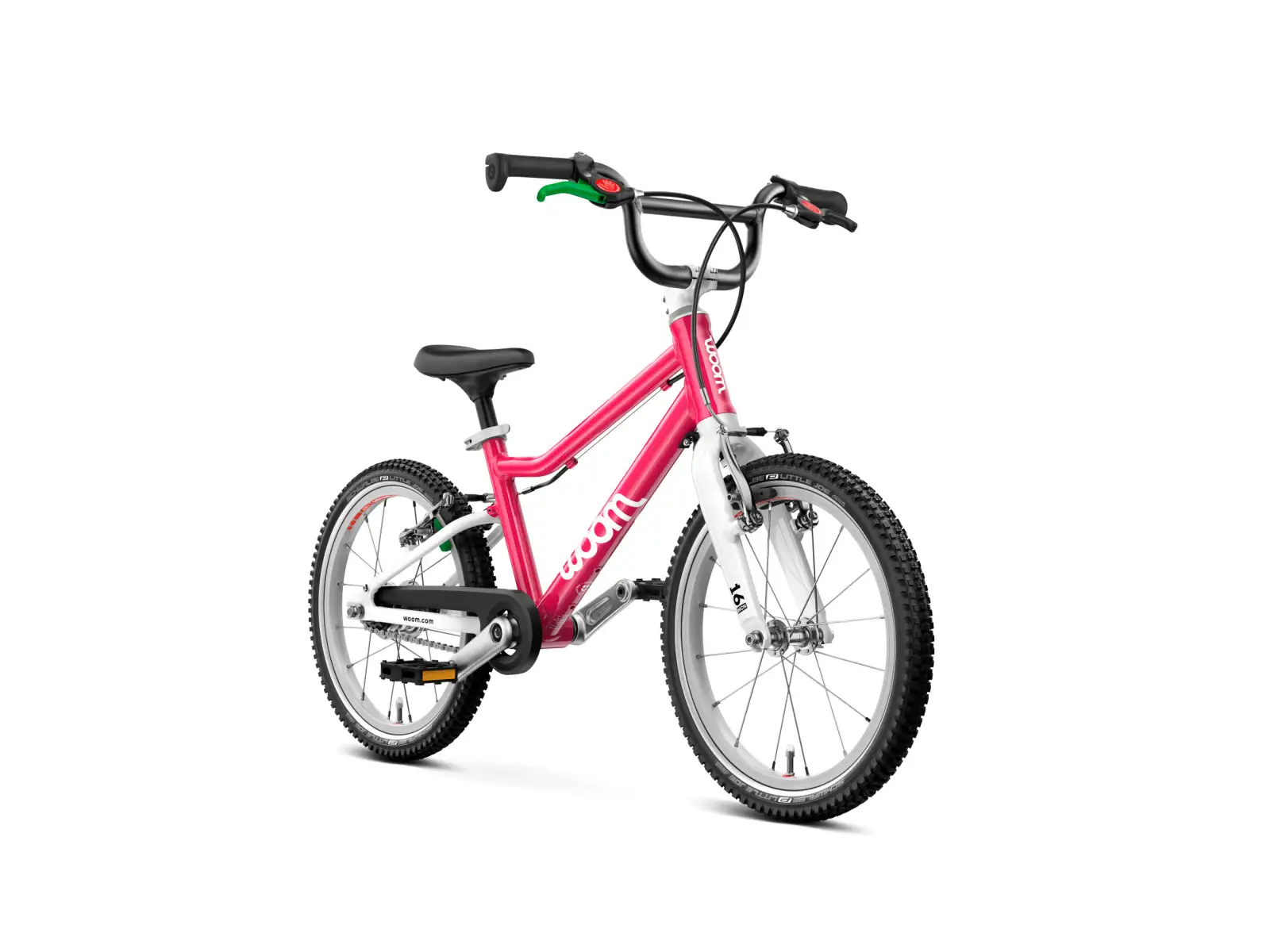 Woom GO 3 Automagic children's bike 16" Hot Pink