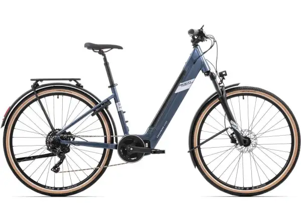 Rock Machine Crossride e450 hybrid e-bike Gloss Metallic Navy/Silver