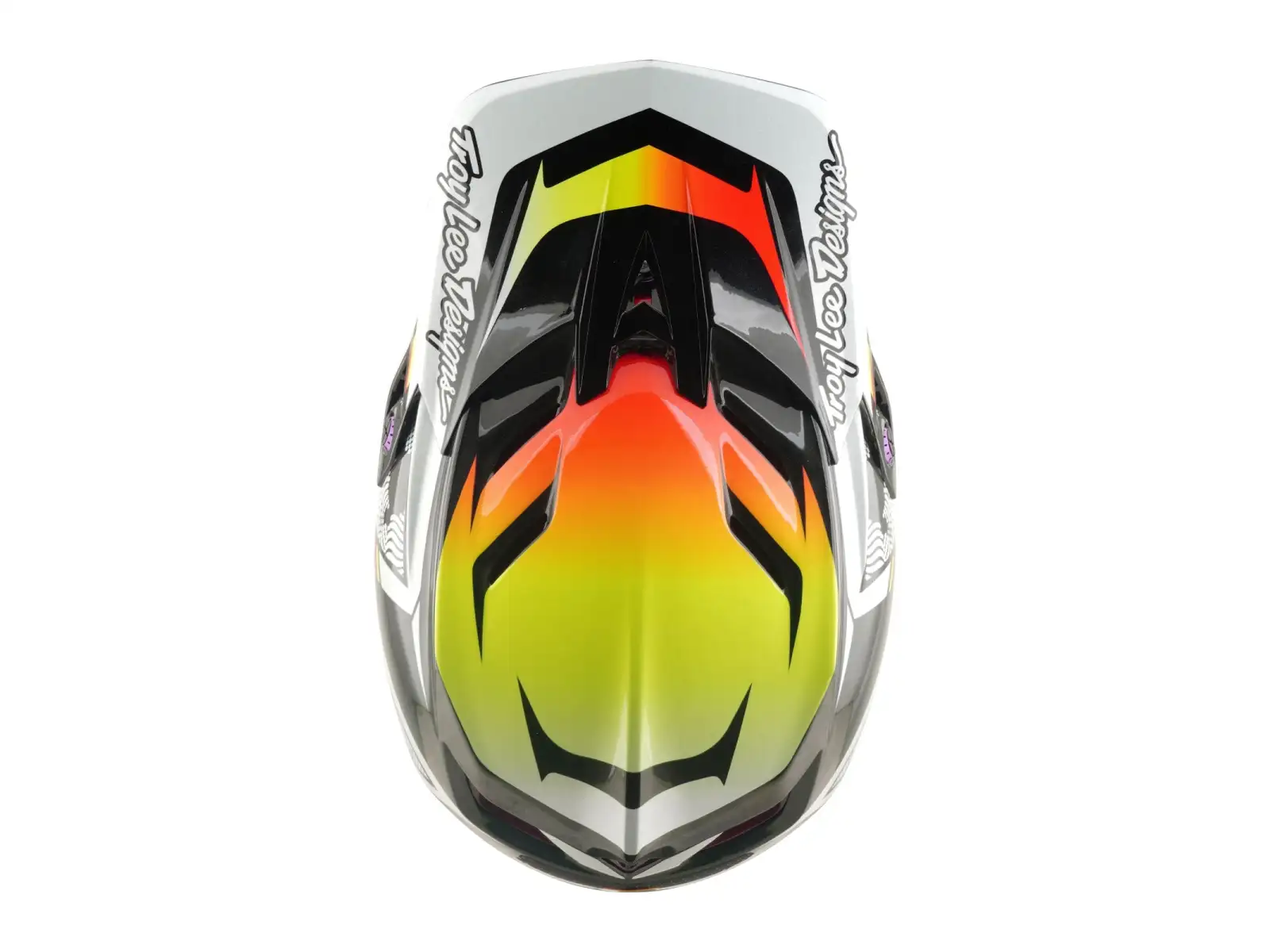 Troy Lee Designs D4 Carbon MIPS helmet Lined up Black