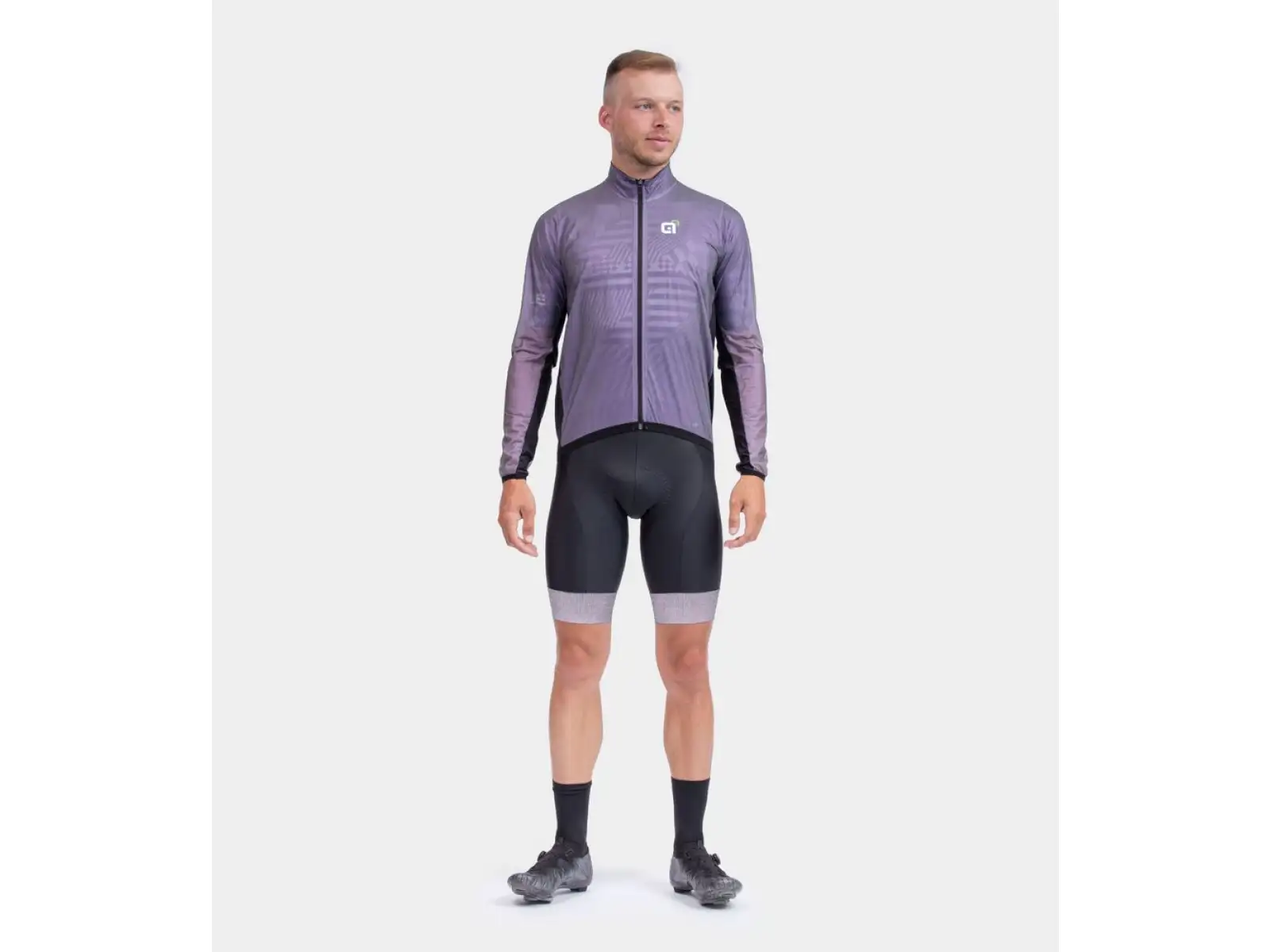 Alé Guscio Clever cycling jacket men's Amethyst