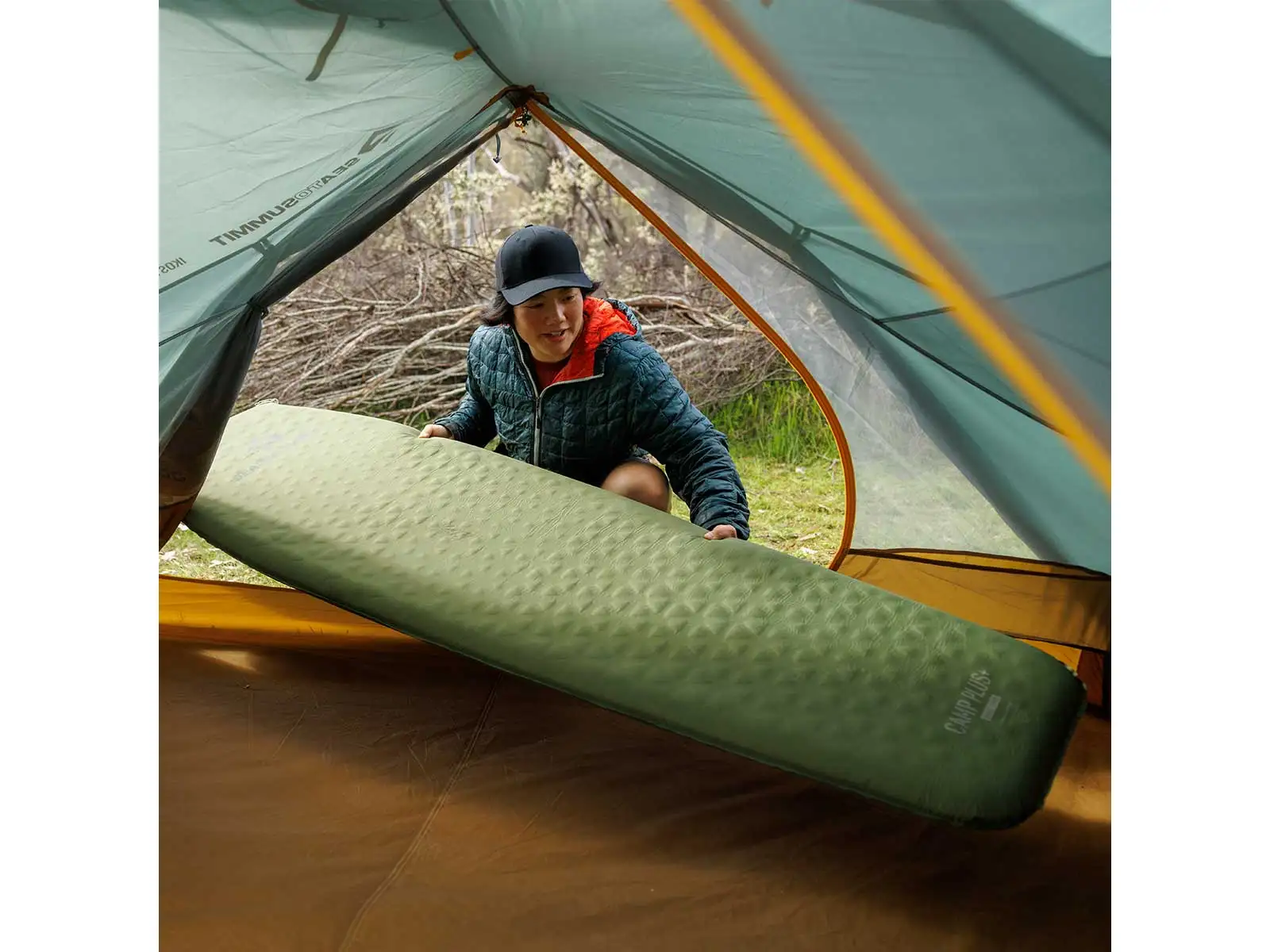 Sea To Summit Camp Plus self-inflating sleeping mat Regular Wide Cypress