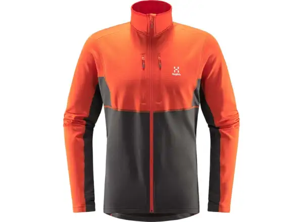 Haglöfs Roc Sheer Mid men's sweatshirt orange/grey