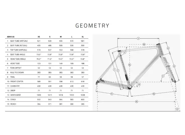 Time ADHX 45 gravel frame vertical blue