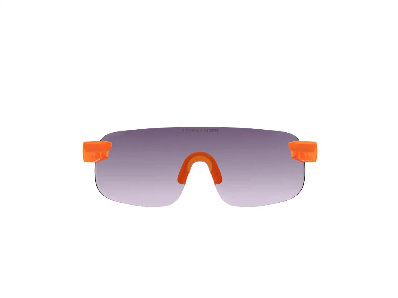 POC Elicit cycling glasses Fluorescent Orange Translucent