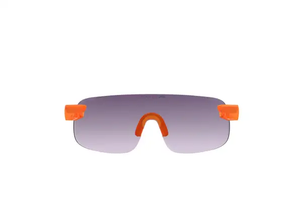POC Elicit cycling glasses Fluorescent Orange Translucent