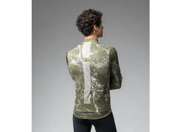 Alé Pragma Space men's long sleeve jersey Army Green