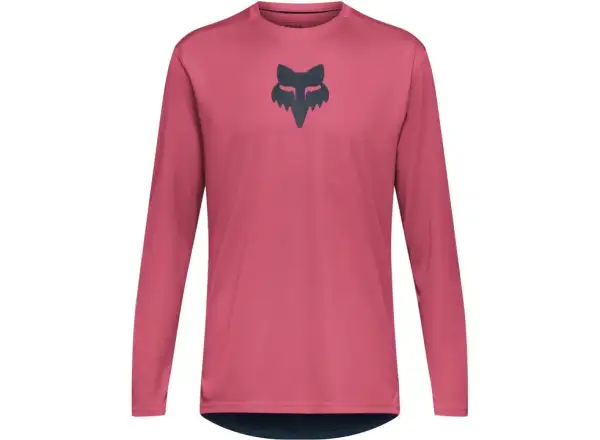 Fox Ranger Head men's long sleeve jersey Berry