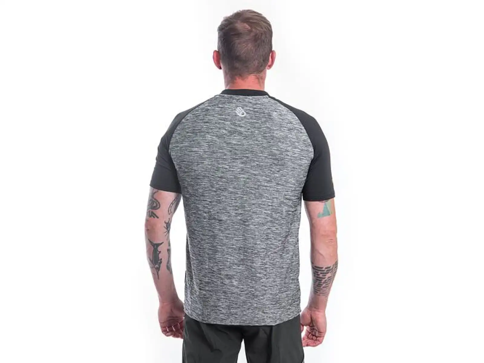 Sensor Charger men's jersey short sleeve grey/black