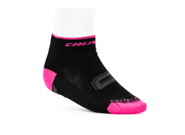 Crussis cycling socks black/pink