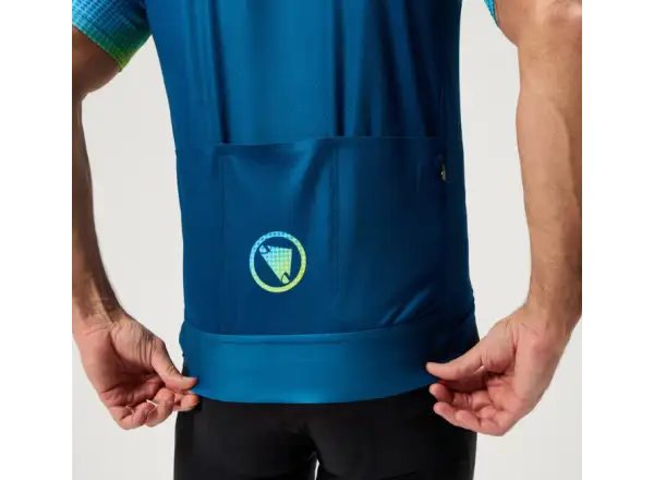 Endura FS260 Bitmap men's jersey short sleeve Barra Blue