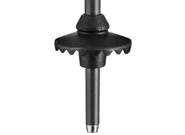 Leki Neolite downhill poles dark anthracite-black-bright red