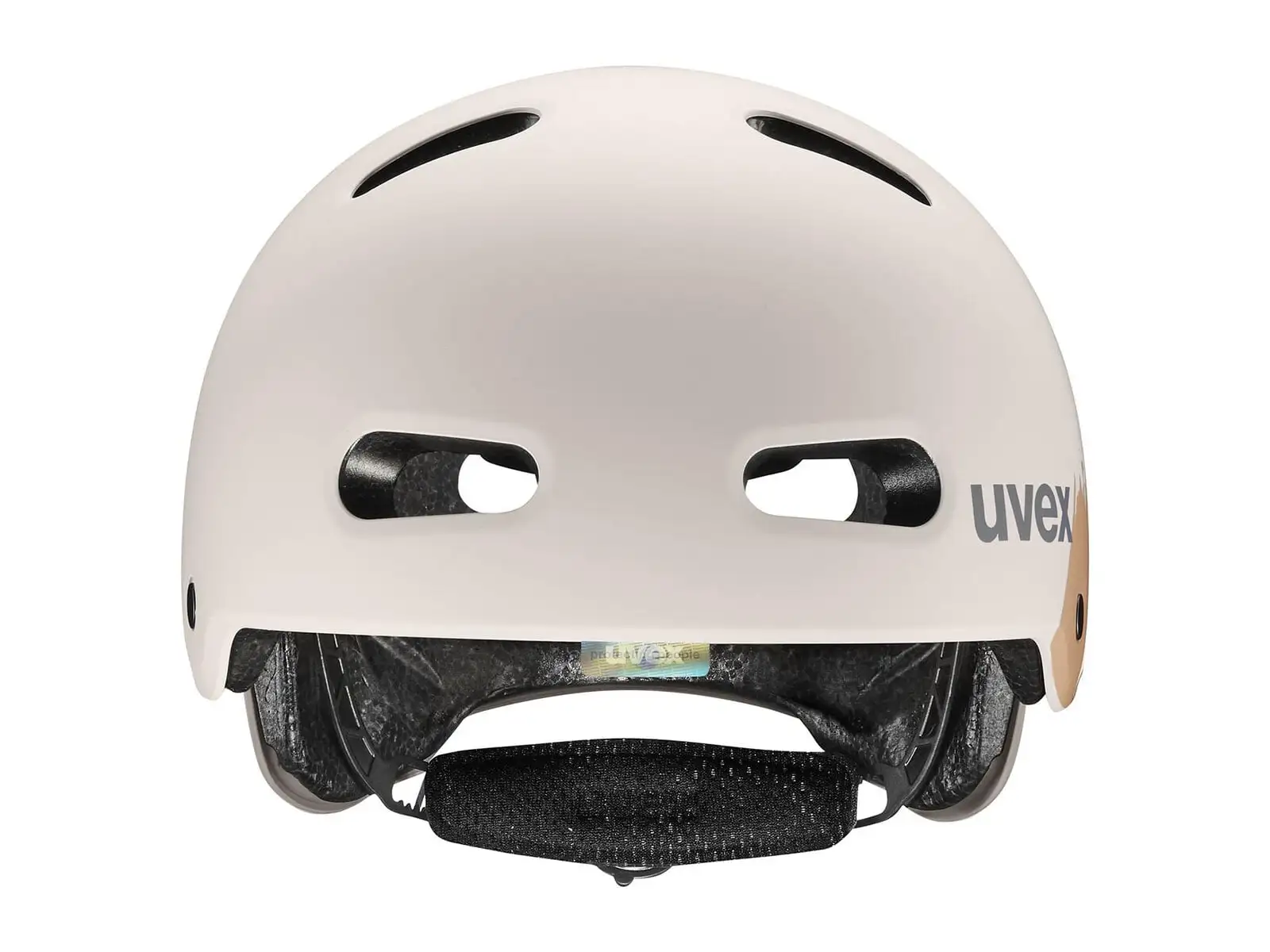 Uvex Kid 4 Style kids helmet Super Hero Warm Grey Matt