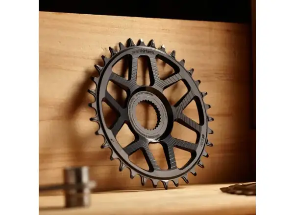 E-13 Helix Race E-Spec Alu Direct Mount chainring for Bosch CX Gen 4 Black