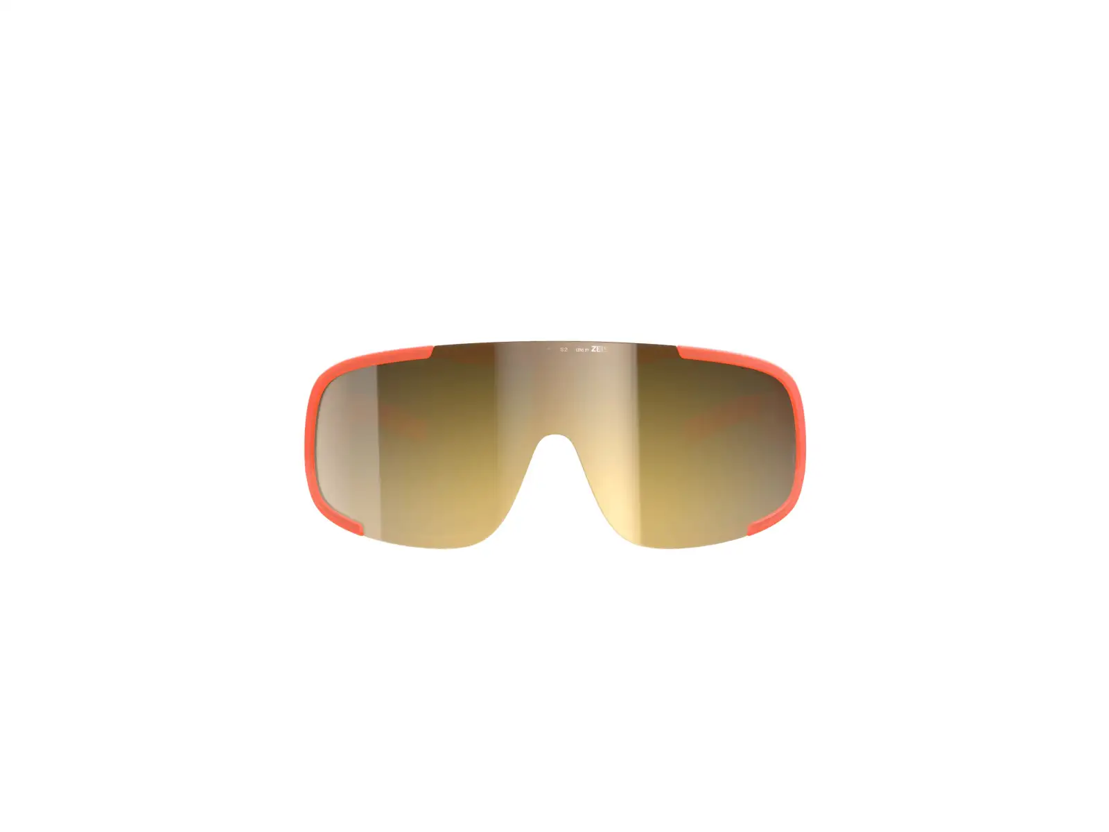 POC Aspire WF sunglasses Fluorescent Orange Translucent/Clarity Road/Partly Sunny Gold
