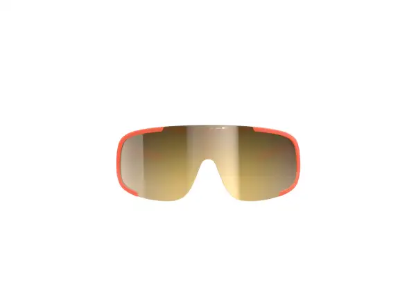 POC Aspire WF sunglasses Fluorescent Orange Translucent/Clarity Road/Partly Sunny Gold