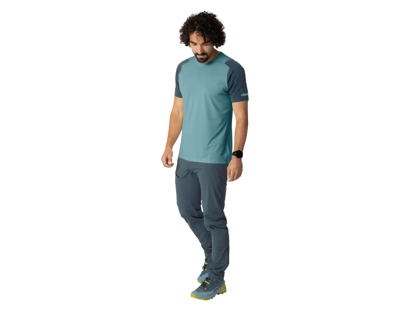 Dynafit Transalper men's short sleeve T-shirt Smoke Blue