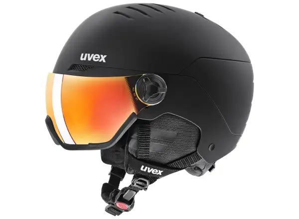 Uvex Wanted Visor ski helmet black matt