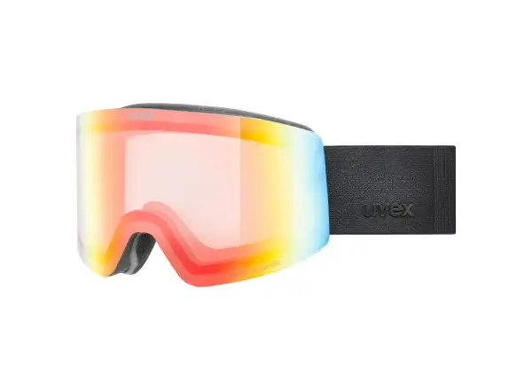 Uvex Provoque FM ski goggles black matt/rainbow
