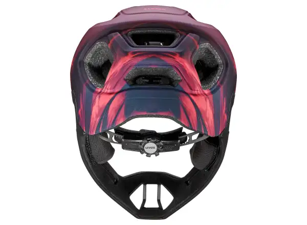 Uvex React JR Fullface MTB helmet Cranberry matt