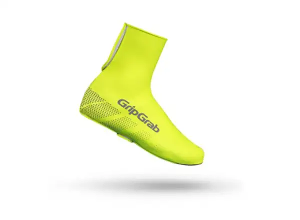 Grip Grab Ride Hi-Vis Waterproof shoe covers Yellow