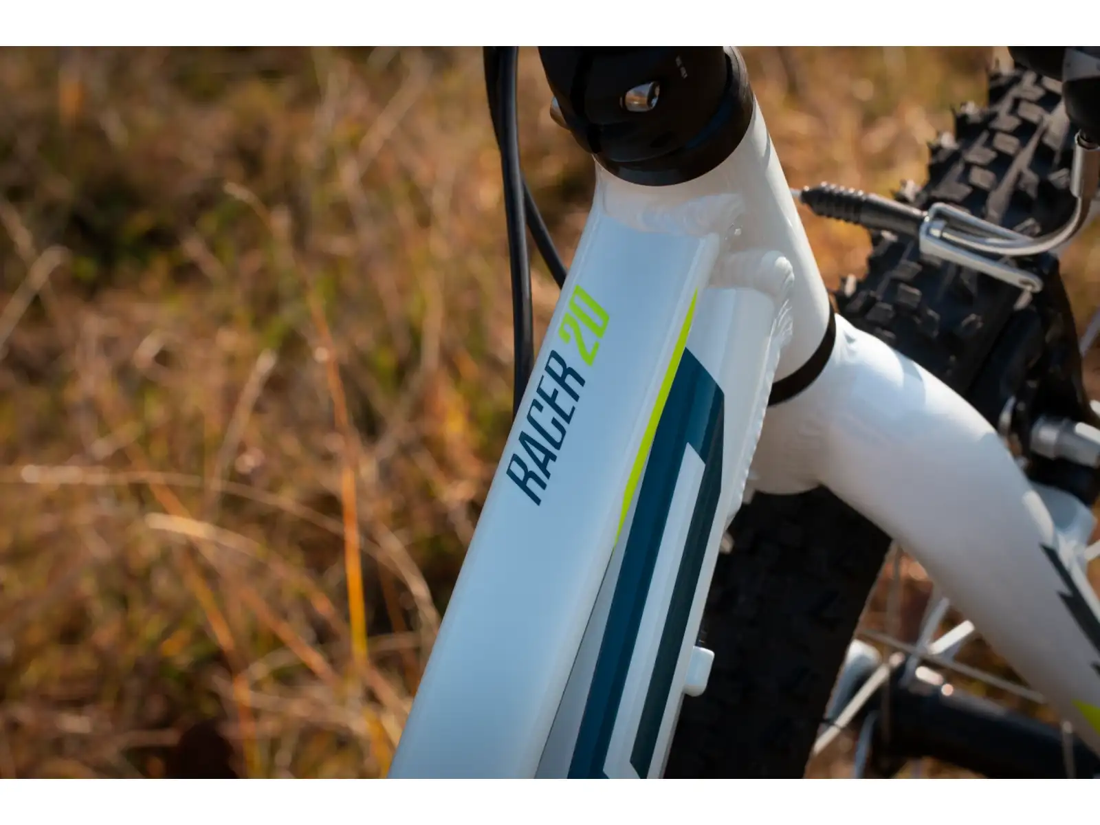 Superior Racer XC 20 Gloss White/Blue/NeonYellow children's mountain bike