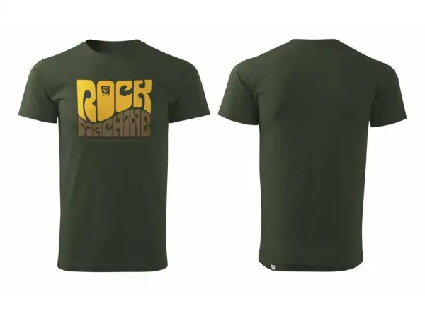 Rock Machine Wave men's T-shirt short sleeve olive green