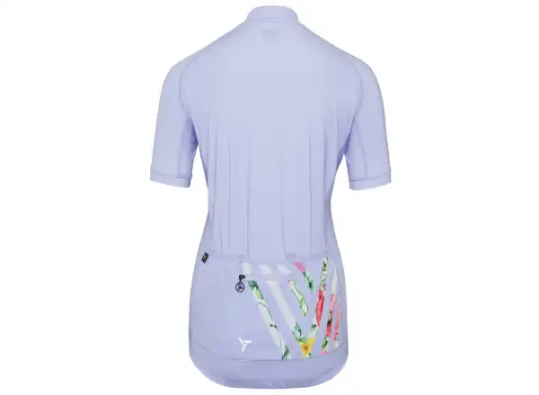 Silvini Calnia women's jersey short sleeve Lilac/White